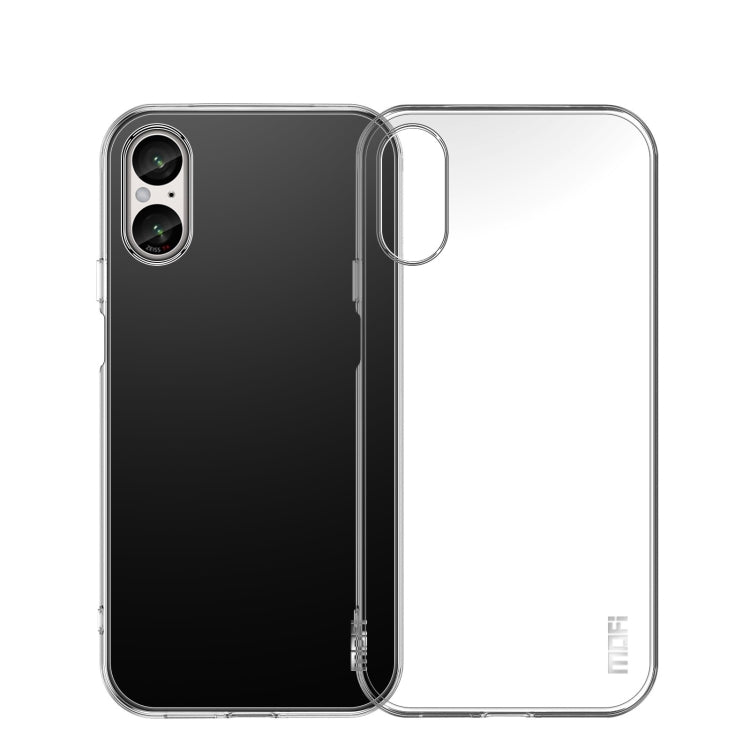 For Sony Xperia 5 V MOFI Ming Series Ultra-thin TPU Phone Case(Transparent)