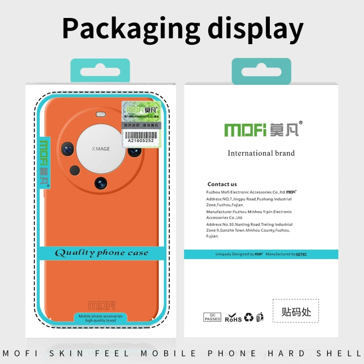 For Huawei nova 12 MOFI Qin Series Skin Feel All-inclusive PC Phone Case(Blue)