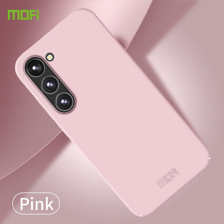 For Samsung Galaxy S23+ 5G MOFI Qin Series Skin Feel All-inclusive PC Phone Case(Pink)
