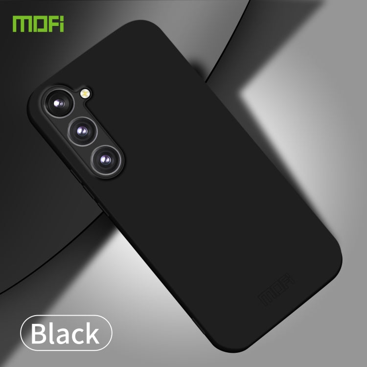 For Samsung Galaxy S23 FE 5G MOFI Qin Series Skin Feel All-inclusive PC Phone Case(Black)
