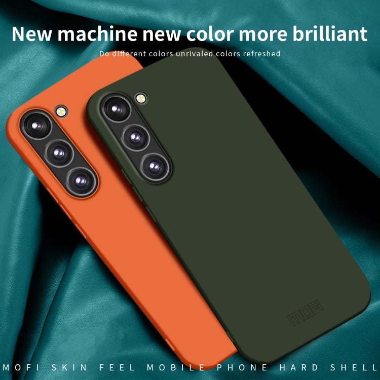 For Samsung Galaxy S24+ 5G MOFI Qin Series Skin Feel All-inclusive PC Phone Case(Gray) - Galaxy S24+ 5G Cases by MOFI | Online Shopping South Africa | PMC Jewellery | Buy Now Pay Later Mobicred