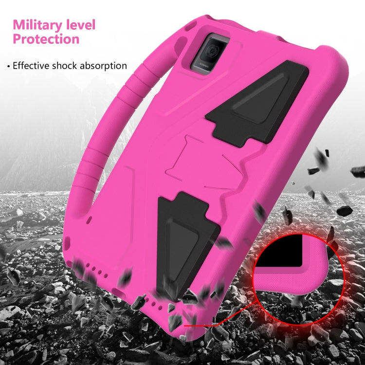 For Blackview Tab 11 WiFi 2023 / SE / 2021 EVA Shockproof Tablet Case with Holder(Rose Red)
