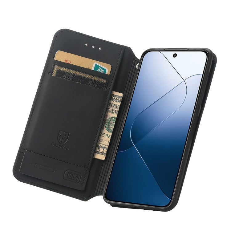 For Xiaomi 14 Pro CaseNeo Colorful Magnetic Leather Phone Case(Colorful Cube)