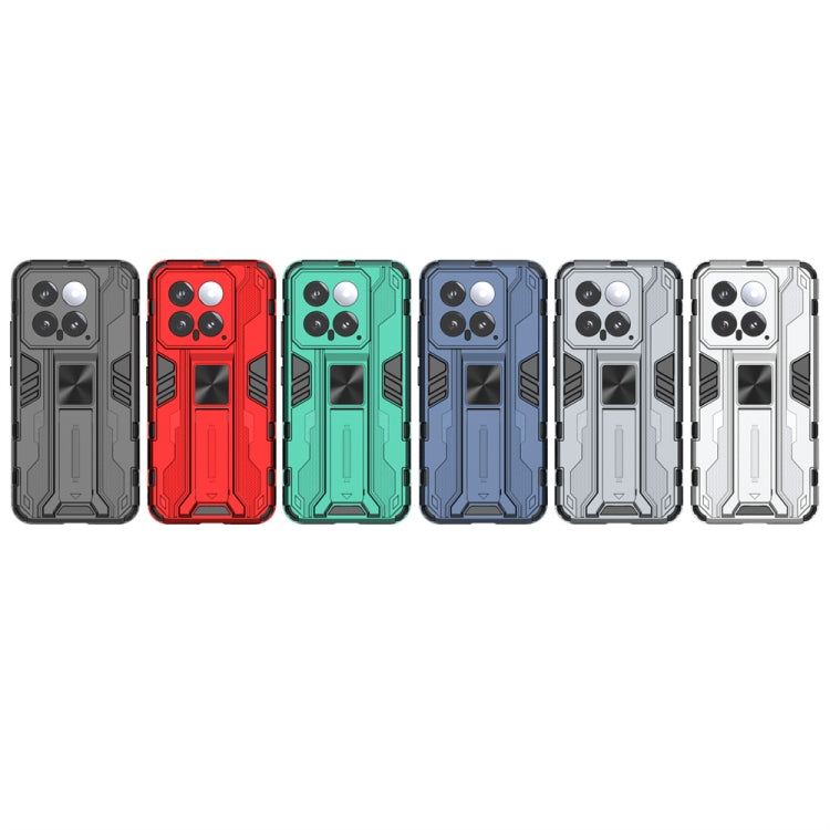 For Xiaomi 14 Supersonic Armor PC Hybrid TPU Phone Case(Blue) - 14 Cases by PMC TechLife | Online Shopping South Africa | PMC TechLife