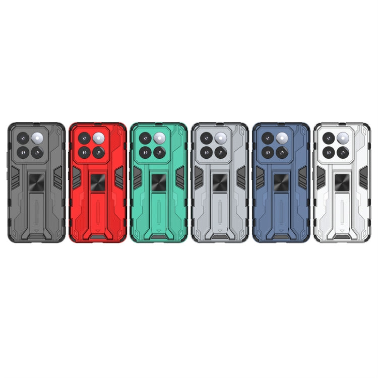 For Xiaomi 14 Pro Supersonic Armor PC Hybrid TPU Phone Case(Green) - 14 Pro Cases by PMC TechLife | Online Shopping South Africa | PMC TechLife | Buy Now Pay Later Mobicred