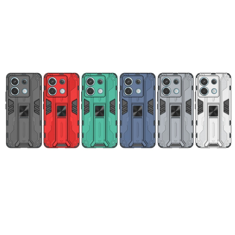 For Xiaomi Poco X6 Supersonic Armor PC Hybrid TPU Phone Case(Red) - Xiaomi Cases by PMC TechLife | Online Shopping South Africa | PMC TechLife | Buy Now Pay Later Mobicred