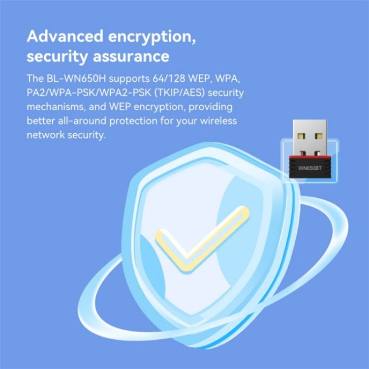 LB-LINK BL-WN650BT 650M Dual Band Wireless Adapter Bluetooth WiFi 2-in-1 Network Card - free shipping - PMC Jewellery - Order now!