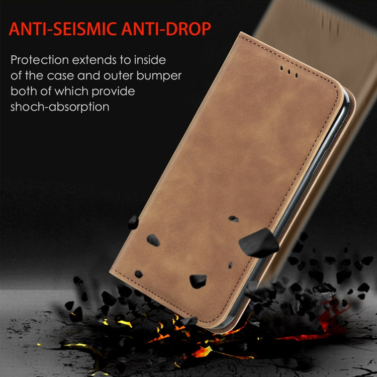 For Motorola Edge 2024 Retro Skin Feel Magnetic Flip Leather Phone Case(Black) - Motorola Cases by PMC Jewellery | Online Shopping South Africa | PMC Jewellery | Buy Now Pay Later Mobicred