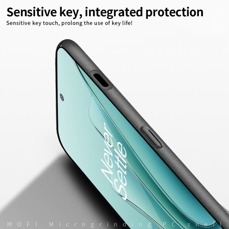For OnePlus Ace 2V / Nord 3 MOFI Fandun Series Frosted PC Ultra-thin All-inclusive Phone Case(Black)