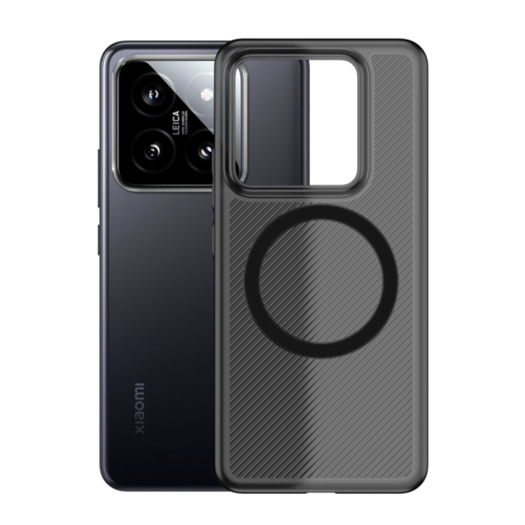 For Xiaomi 14 Pro MagSafe Frosted PP Shockproof Phone Case(Grey) - free shipping - PMC Jewellery - Order now!