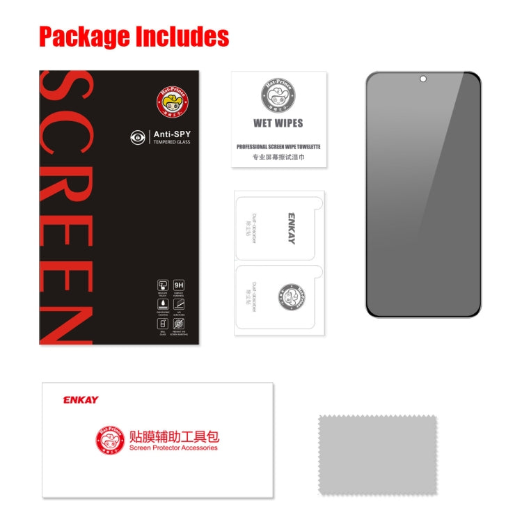 For Samsung Galaxy S24 5G ENKAY Hat-Prince 28 Degree Anti-peeping Privacy Tempered Glass Film - free shipping - PMC Jewellery - Order now!