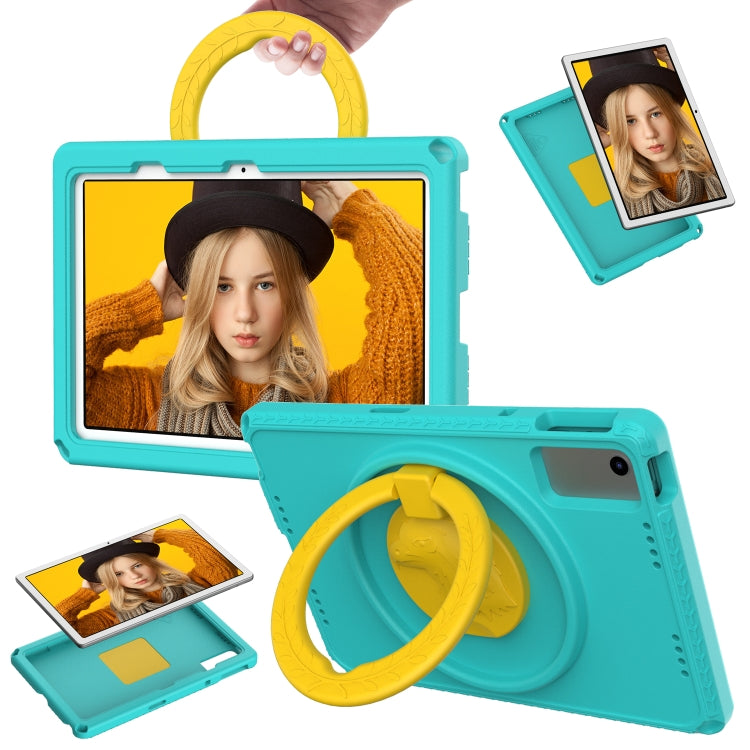 For Lenovo M10 Plus Gen3 TB-125F 10.6 EVA Hybrid PC Shockproof Tablet Case(Glacial Green) - Lenovo by PMC TechLife | Online Shopping South Africa | PMC TechLife | Buy Now Pay Later Mobicred