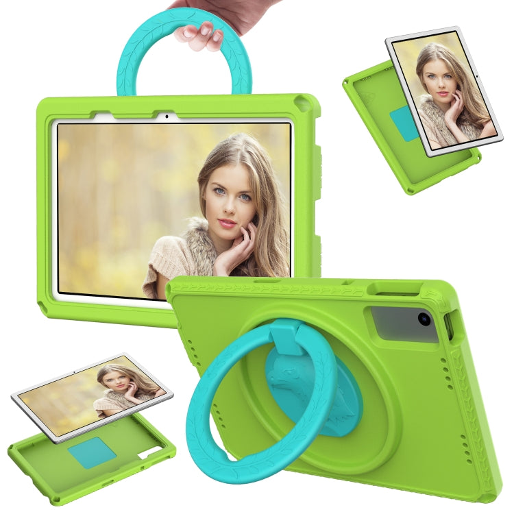 For Lenovo M10 Plus Gen3 TB-125F 10.6 EVA Hybrid PC Shockproof Tablet Case(Grass Green)