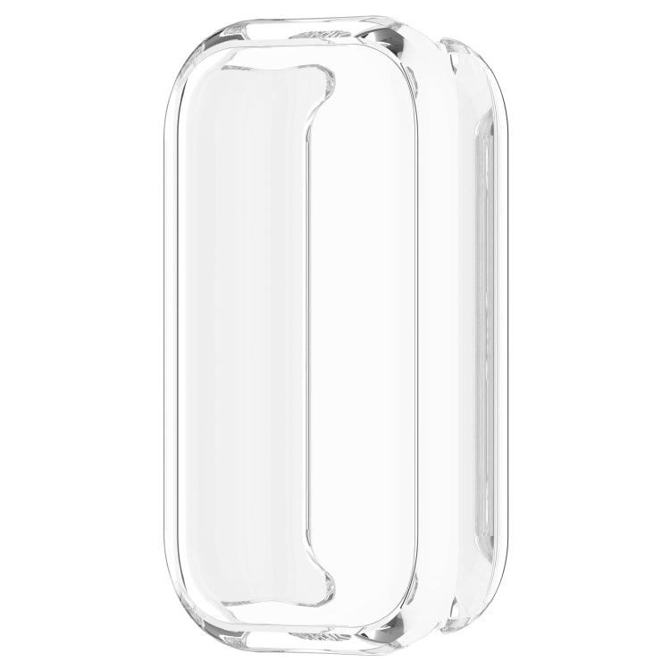 For Xiaomi Smart Band 8 Active Full Package TPU Electroplated Watch Protective Case(Transparent)