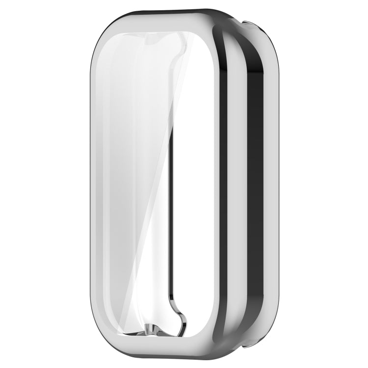 For Xiaomi Smart Band 8 Active Full Package TPU Electroplated Watch Protective Case(Silver)