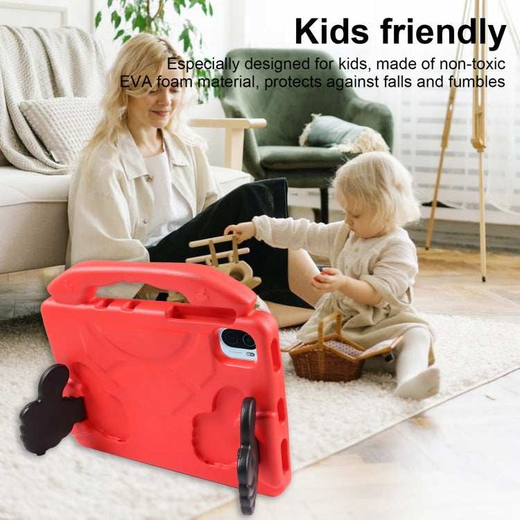 For Samsung Galaxy Tab A9+ 10.95 2023 Thumb Bracket EVA Shockproof Tablet Case(Red) - Galaxy Tab A9+ by PMC TechLife | Online Shopping South Africa | PMC TechLife