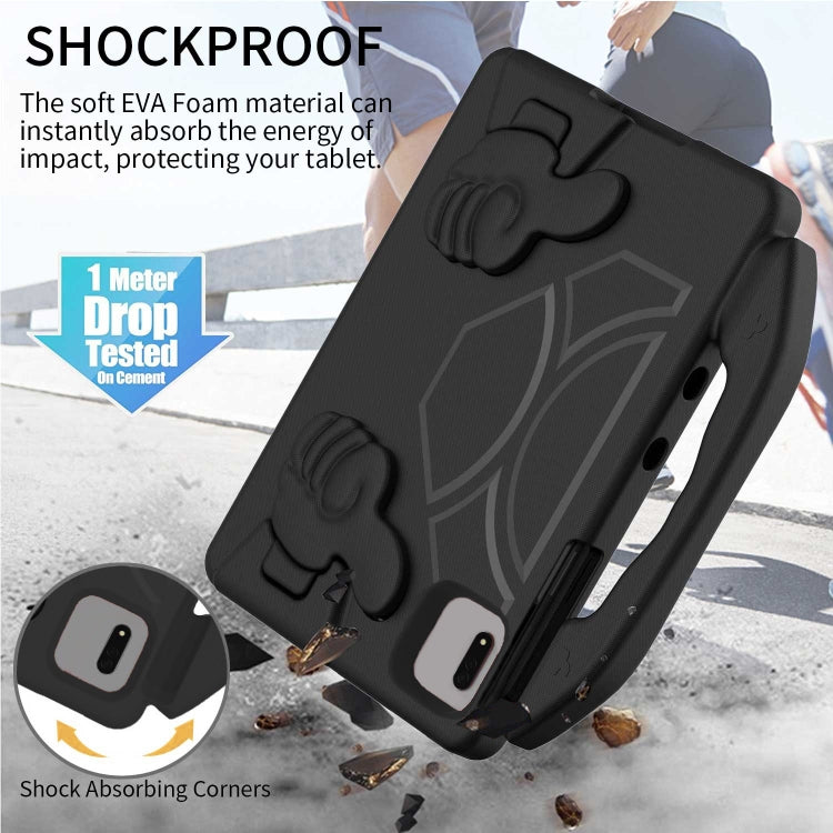 For Samsung Galaxy TAB S9 11 X710 2023 Thumb Bracket EVA Shockproof Tablet Case(Black)