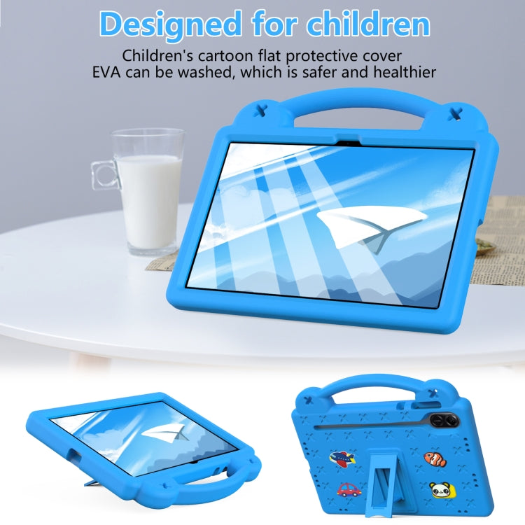 For Honor Pad X9 / X9 2024 Handle Kickstand Children EVA Shockproof Tablet Case(Sky Blue) - free shipping - PMC Jewellery - Order now!