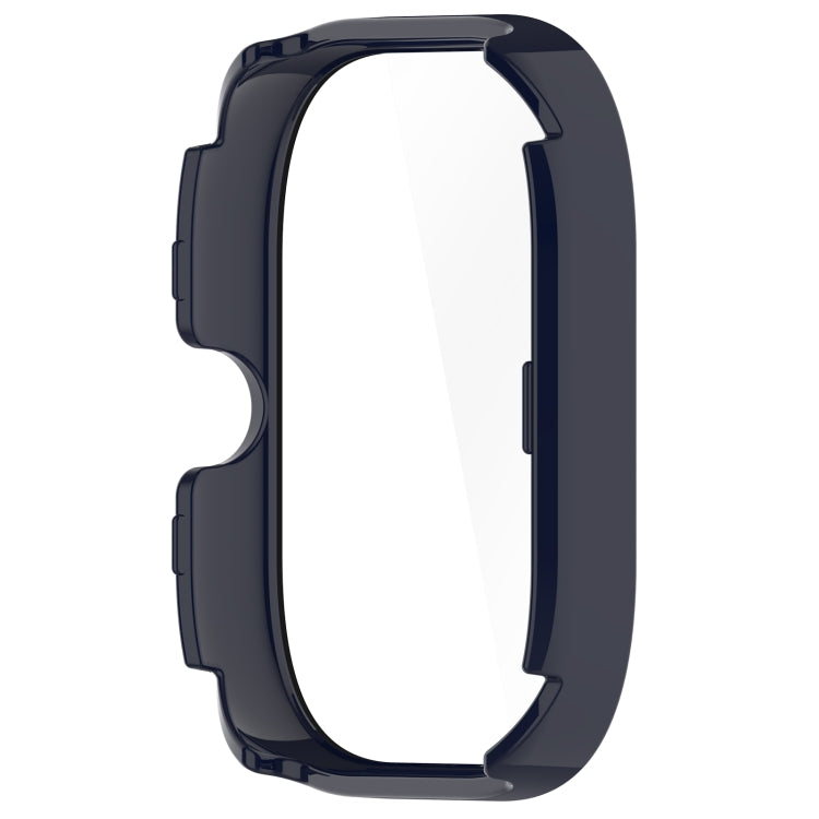 For Redmi Watch 4 Tempered Film Integrated PC Watch Protective Case(Ink Blue)