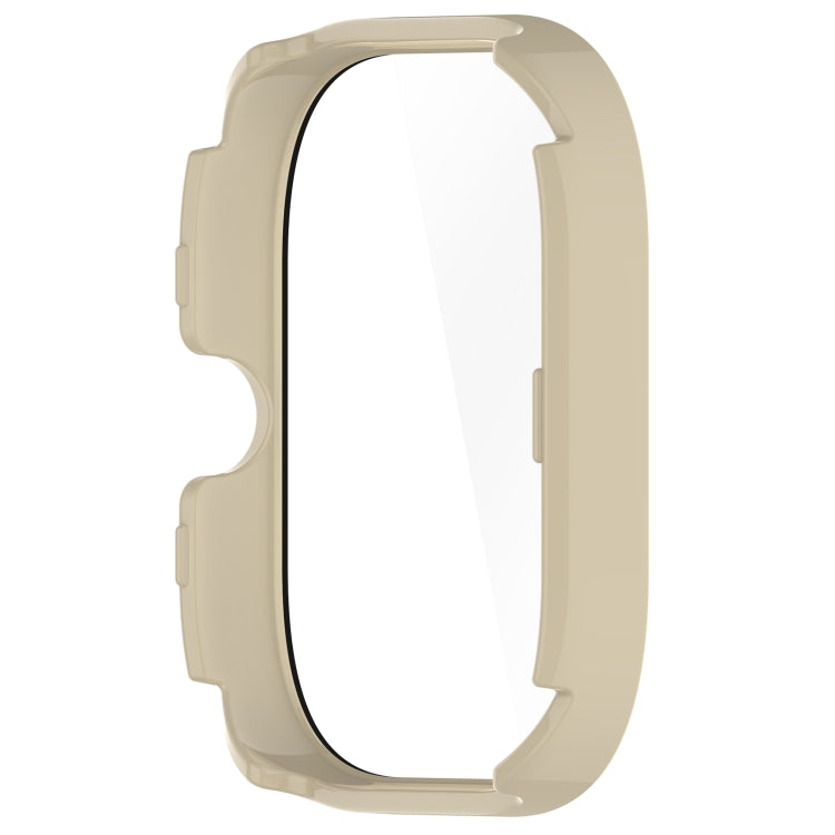 For Redmi Watch 4 Tempered Film Integrated PC Watch Protective Case(White)