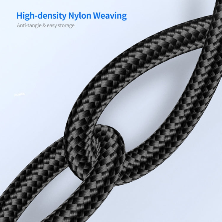 ENKAY 6-in-1 5A USB / Type-C to Type-C / 8 Pin / Micro USB Multifunction Fast Charging Cable, Cable Length:1m(Grey) - free shipping - PMC Jewellery - Order now!