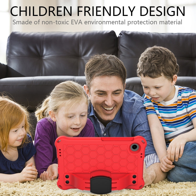 For Alcatel Joy Tab2 2020 / 3T 8.0 Honeycomb EVA Hybrid PC Tablet Case with Strap(Red +Black) - Others by PMC TechLife | Online Shopping South Africa | PMC TechLife | Buy Now Pay Later Mobicred