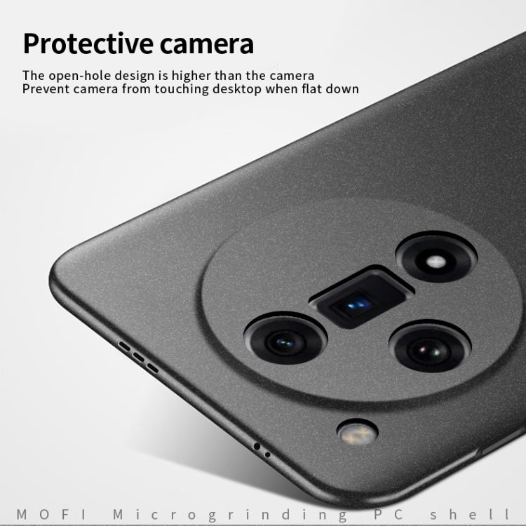 For OPPO Find X7 Ultra MOFI Fandun Series Frosted PC Ultra-thin All-inclusive Phone Case(Green)