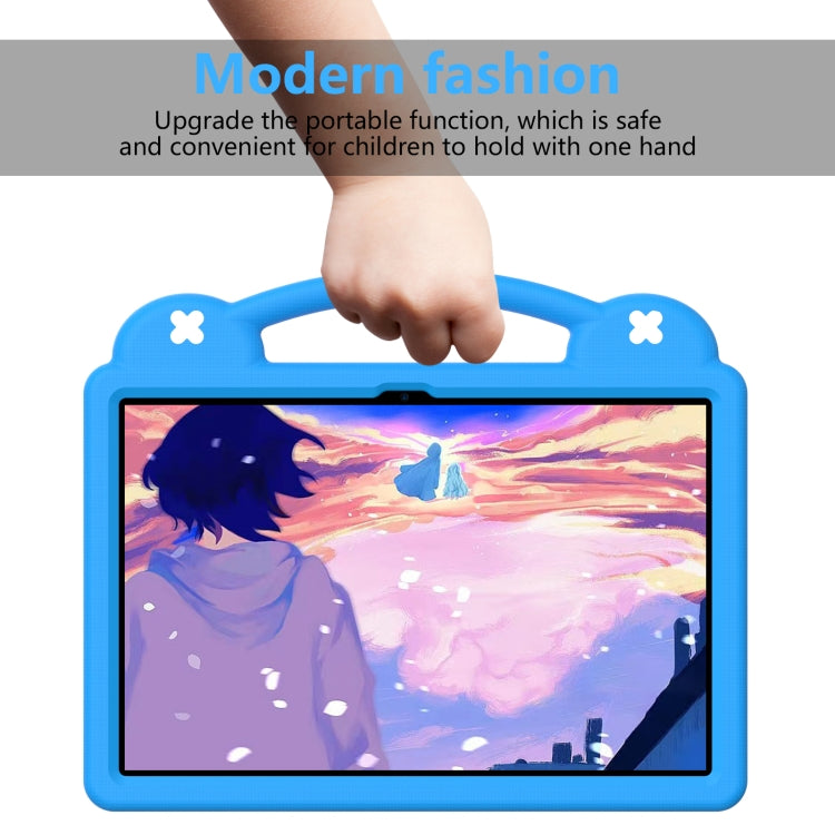 For Lenovo Tab P12 / Xiaoxin Pad Pro 12.7 Handle Kickstand Children EVA Shockproof Tablet Case(Sky Blue)