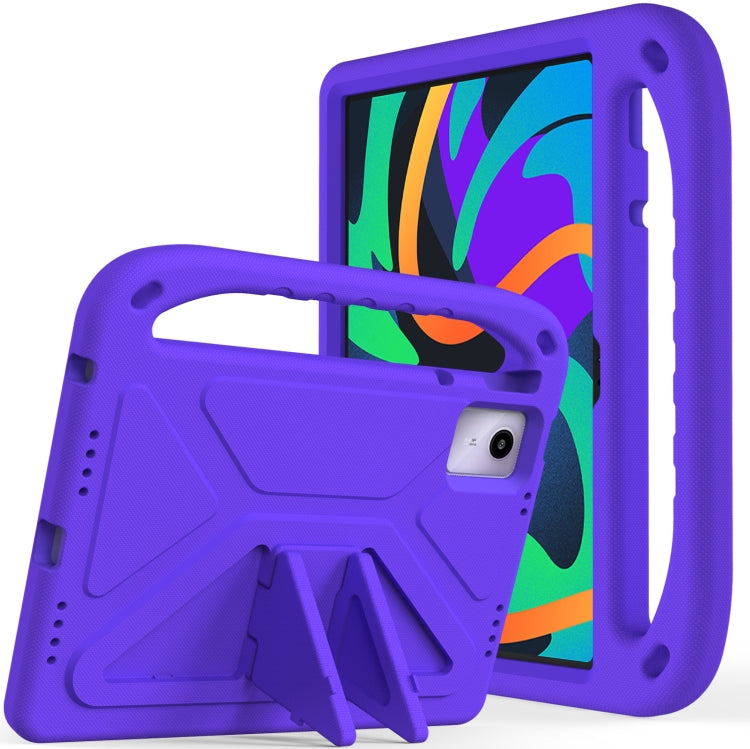 For Lenovo Tab P12 / Xiaoxin Pad Pro 12.7 Handle EVA Shockproof Tablet Case with Holder(Purple)