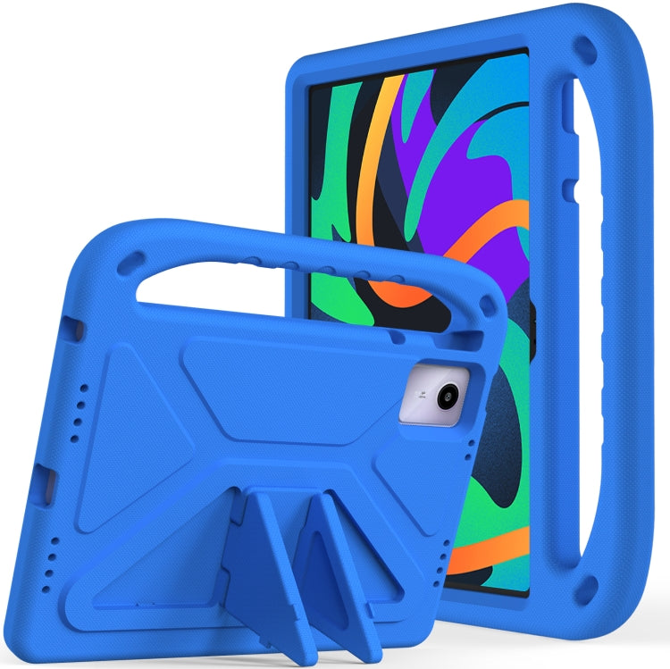 For Lenovo Tab P12 / Xiaoxin Pad Pro 12.7 Handle EVA Shockproof Tablet Case with Holder(Blue)