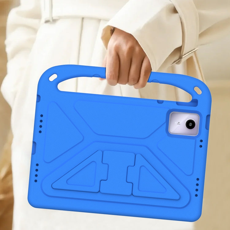 For Lenovo Tab P12 / Xiaoxin Pad Pro 12.7 Handle EVA Shockproof Tablet Case with Holder(Blue)
