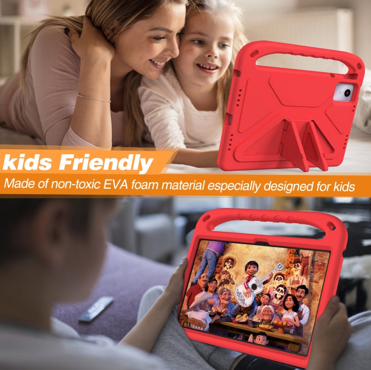 For Lenovo Tab P12 / Xiaoxin Pad Pro 12.7 Handle EVA Shockproof Tablet Case with Holderr(Red)
