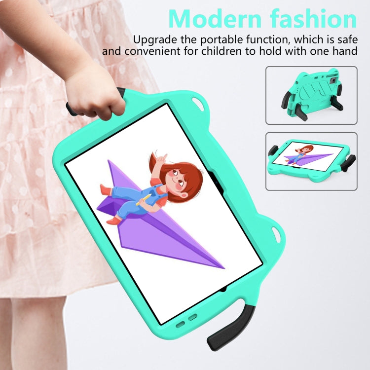 For TCL Tab 11 9466x3 Ice Baby EVA Shockproof Hard PC Tablet Case(Mint Green+Black)