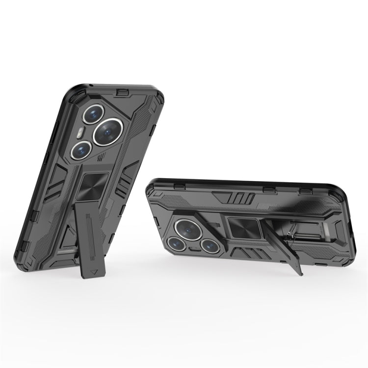 For Huawei Pura 70 Supersonic Armor PC Hybrid TPU Phone Case(Black)