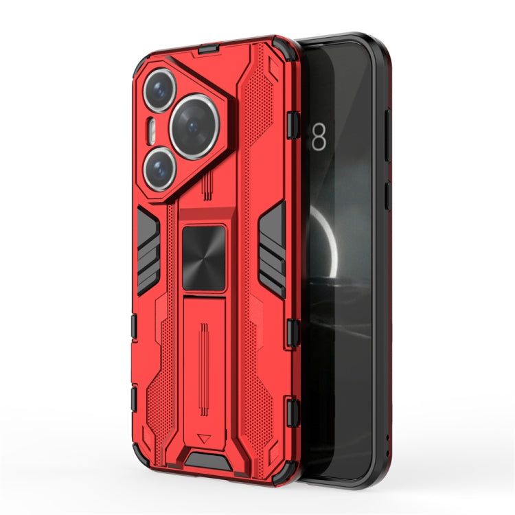 For Huawei Pura 70 Supersonic Armor PC Hybrid TPU Phone Case(Red)