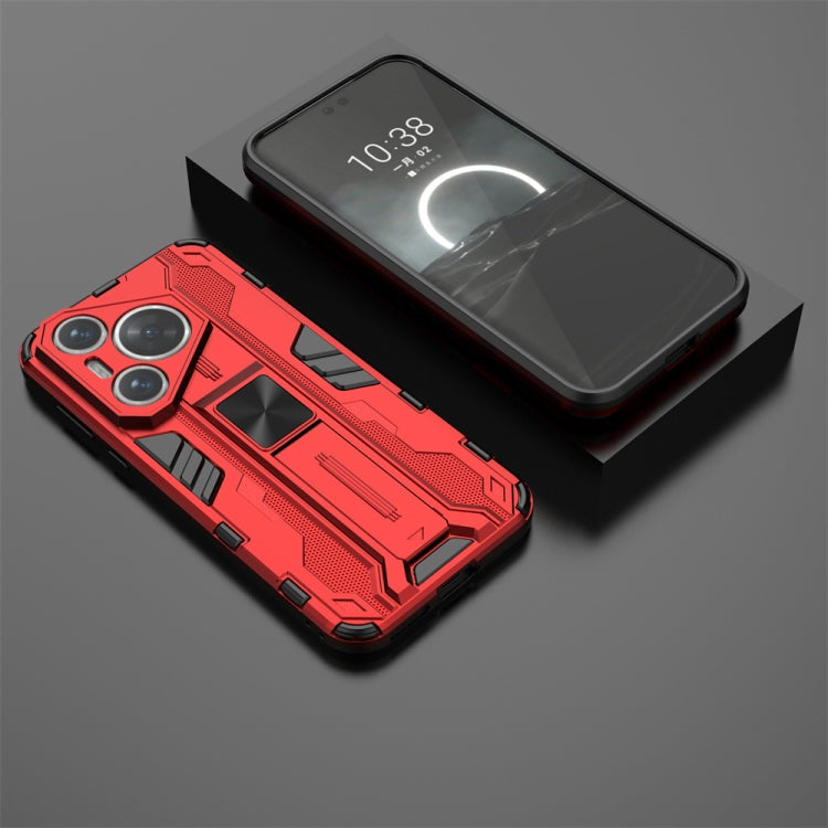 For Huawei Pura 70 Supersonic Armor PC Hybrid TPU Phone Case(Red)