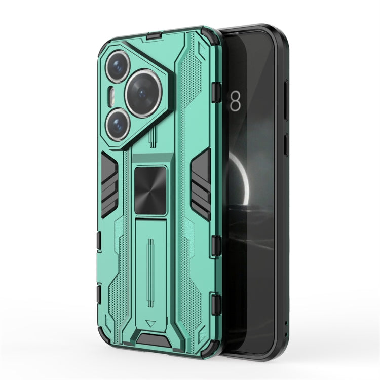 For Huawei Pura 70 Supersonic Armor PC Hybrid TPU Phone Case(Green)
