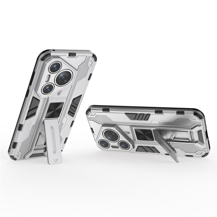 For Huawei Pura 70 Supersonic Armor PC Hybrid TPU Phone Case(Silver)