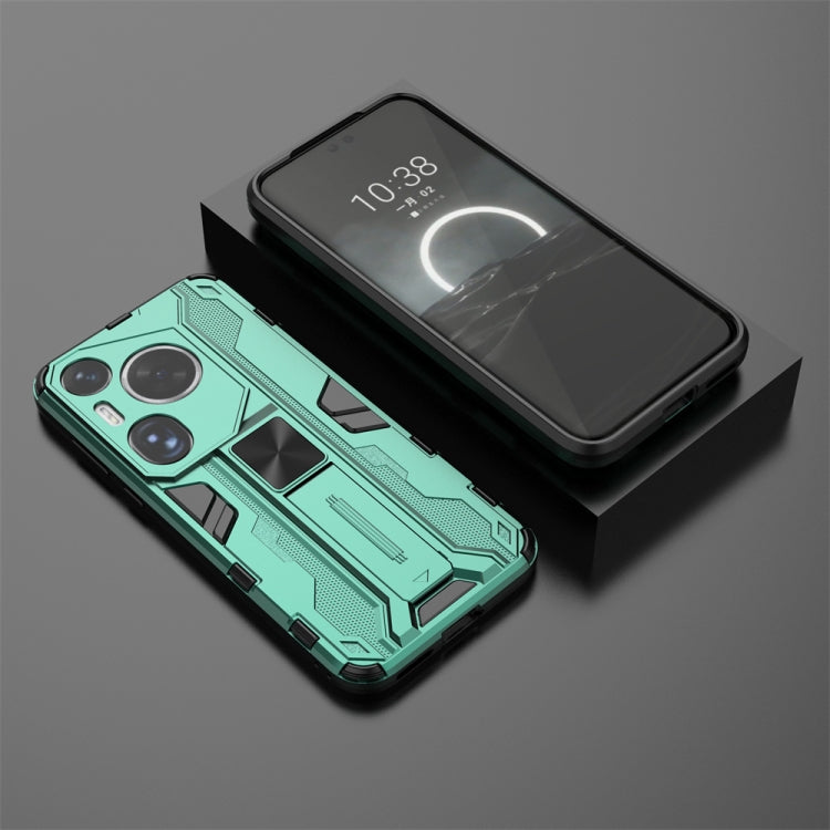 For Huawei Pura 70 Ultra Supersonic Armor PC Hybrid TPU Phone Case(Green)