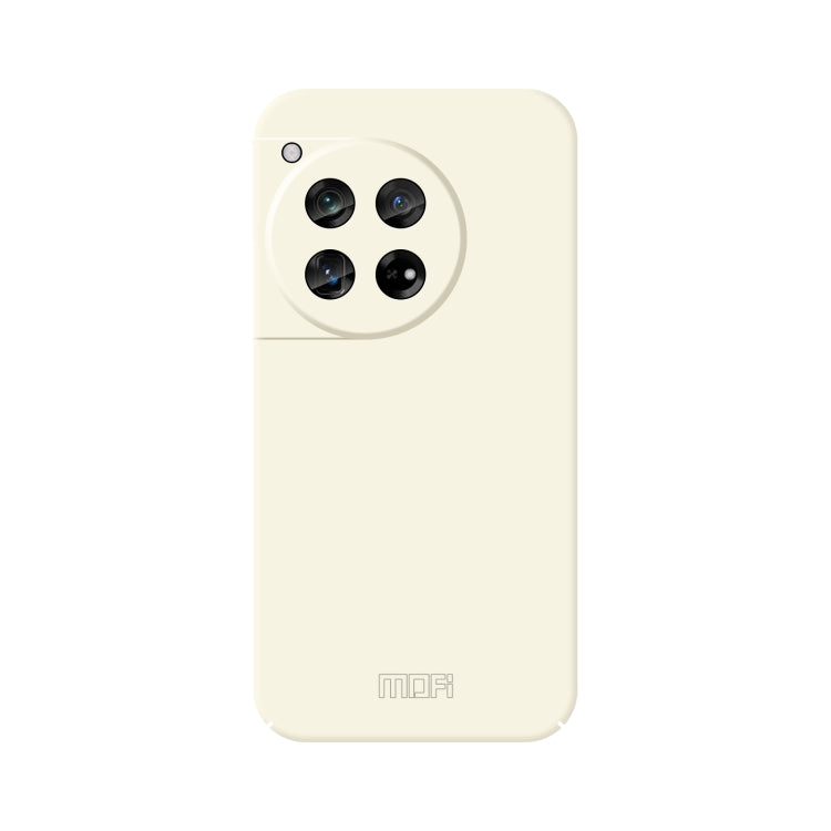 For OnePlus 12 MOFI Qin Series Skin Feel All-inclusive PC Phone Case(Beige)