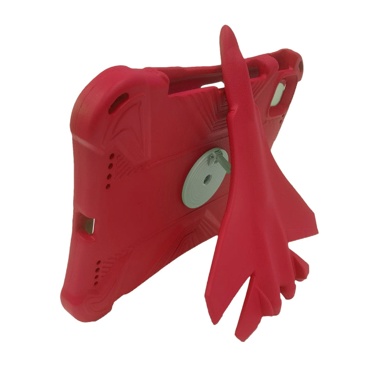 For iPad Air 11 2025 / 2024 360 Rotation Aircraft Holder EVA Shockproof Tablet Case(Red)