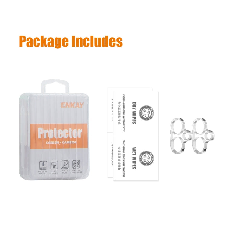 For Xiaomi Redmi Note 13 Pro+ 5G 2pcs ENKAY Hat-Prince 9H Rear Camera Lens Tempered Glass Film(Transparent) - by ENKAY | Online Shopping South Africa | PMC TechLife | Buy Now Pay Later Mobicred