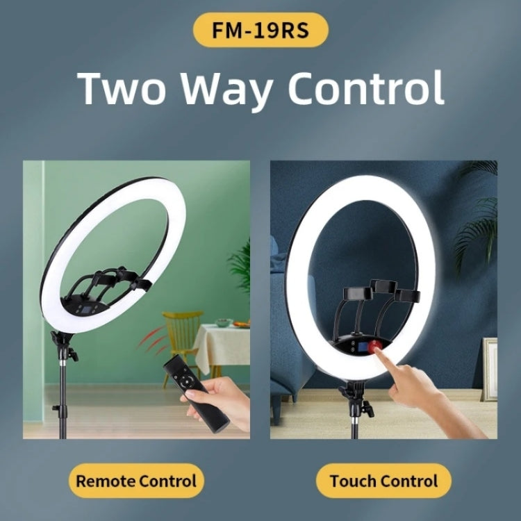 JMARY FM-19RS Photography LED Ring Fill Light 19-inch Touch Control Beauty Light(EU Plug) - free shipping - PMC Jewellery - Order now!