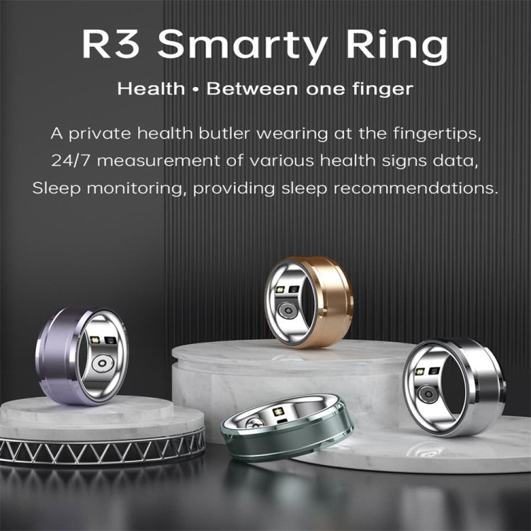 R3 SIZE 18 Smart Ring, Support Heart Rate / Blood Oxygen / Sleep Monitoring(Purple) - free shipping - PMC Jewellery - Order now!