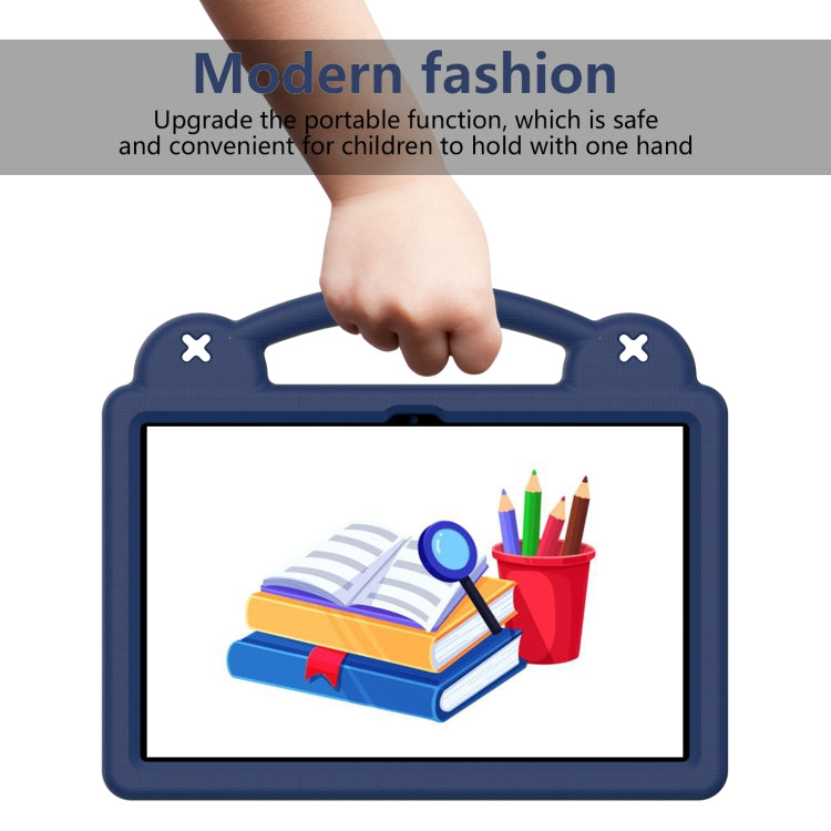 For T-Iobile REVVL Tab 10.36 2023 Handle Kickstand Children EVA Shockproof Tablet Case(Navy Blue) - Others by PMC TechLife | Online Shopping South Africa | PMC TechLife | Buy Now Pay Later Mobicred