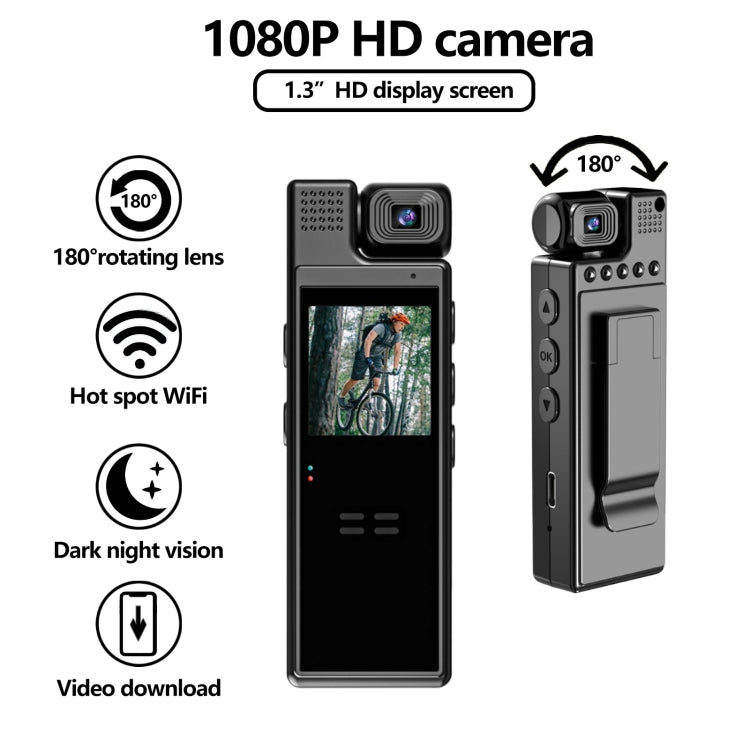 L9 WiFi HD Night Vision Camera Outdoor Sports Conference Video Recording Camera