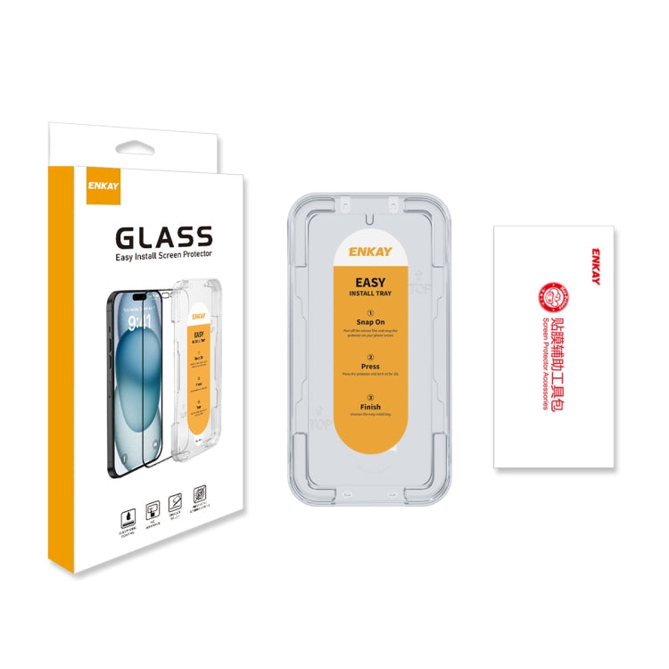 For Samsung Galaxy S24 Ultra 5G ENKAY Easy Install 0.18mm High Alumina Silicon Full Glass Film, Support Ultrasonic Unlock - Galaxy S24 Ultra 5G Tempered Glass by ENKAY | Online Shopping South Africa | PMC TechLife | Buy Now Pay Later Mobicred