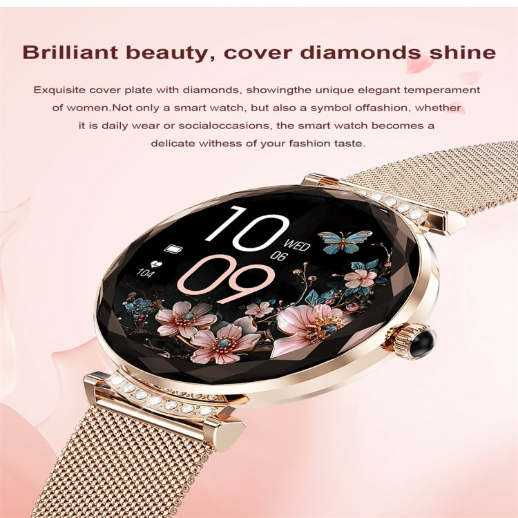 NX7 Pro 1.19 inch Color Screen Smart Watch, Support Heart Rate / Blood Pressure / Blood Oxygen Monitoring(Gold)