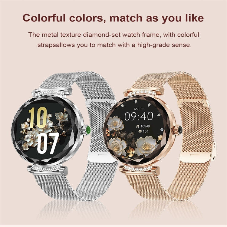 NX7 Pro 1.19 inch Color Screen Smart Watch, Support Heart Rate / Blood Pressure / Blood Oxygen Monitoring(Gold)
