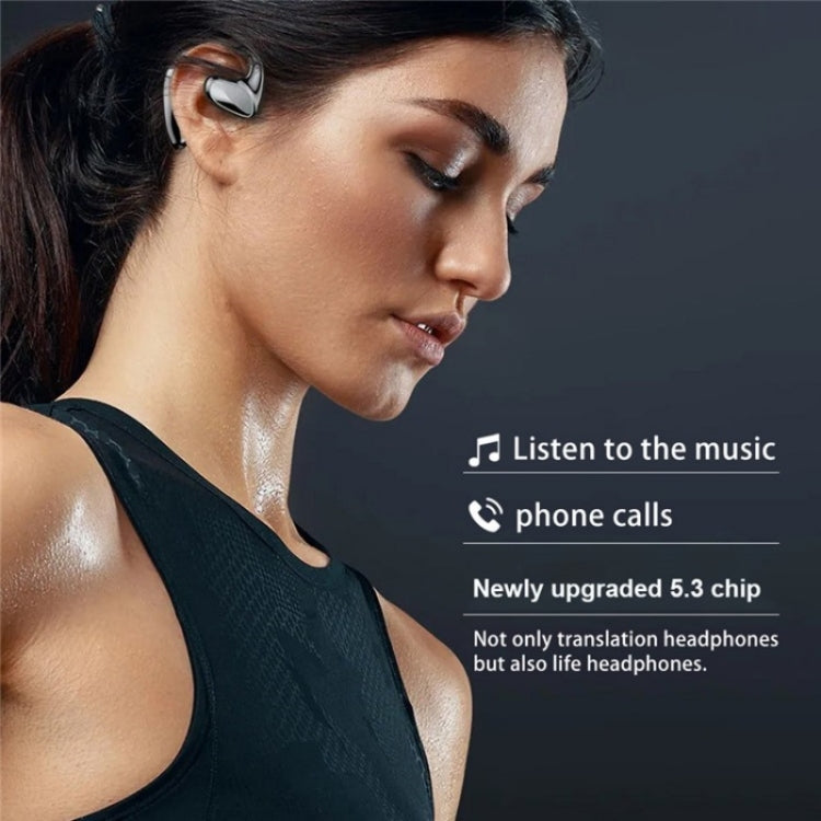 M8 Noise Reduction Smart Voice Translator TWS Bluetooth Headset 144 Languages Translation Earphones(Black) - by PMC Jewellery | Online Shopping South Africa | PMC Jewellery | Buy Now Pay Later Mobicred